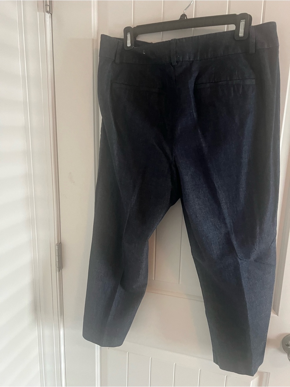 Ann Taylor Dark Navy Ankle Crop Jeans